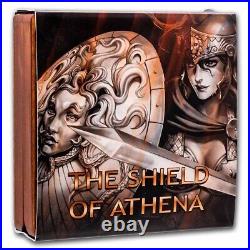 2021 Niue 2 oz Silver Shield of Athena with Copper Plating SKU#252201
