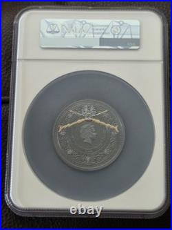 2021 Niue 3oz Silver $5 Five Tiger Generals Zhang Fei Gilt NGC PF70 Ultra Cameo