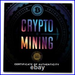 2021 Niue 50 gram Silver Antique Crypto Mining SKU#244166