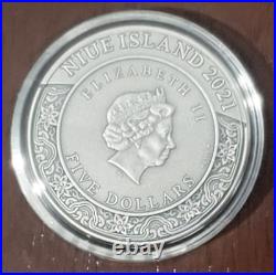 2021 Niue 5$ CHIGUOTIAN Four Heavenly Kings Series 2 Oz Silver Coin