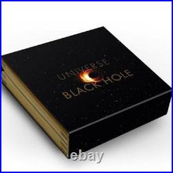 2021 Niue $5 Universe Black Hole (UV) 2oz Silver (Meteorite Insert)
