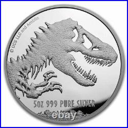 2021 Niue 5 oz Silver $10 Jurassic World BU Coin SKU#232011