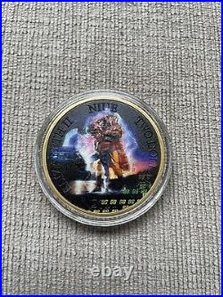 2021 Niue Back to the Future II 1 oz Silver Coin Ennobled Colorized By G&R withCOA