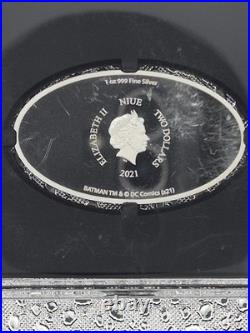 2021 Niue Batman $2 Coin 1 oz. 999 Fine Silver Uncertified