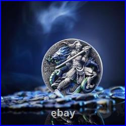 2021 Niue Chinese Heroes Liu Bei 2oz Silver Antiqued Coin
