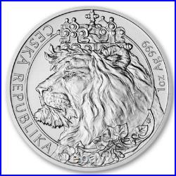 2021 Niue Czech Lion 1oz Silver BU Coin NGC MS 70
