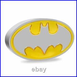 2021 Niue DC Comics Batman Logo 1 oz. 999 Shaped Silver Proof Coin 5,000 Made