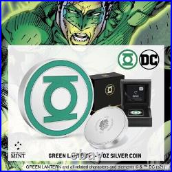 2021 Niue DC Comics Green Lantern Emblem 1 oz. 999 Silver Proof Coin