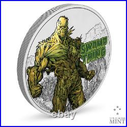 2021 Niue DC Justice League Swamp Thing 50th Ann. 1 oz Silver Coin NGC PF 70