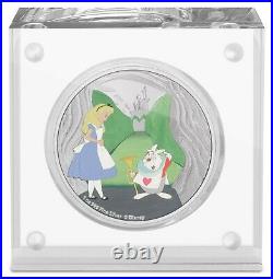 2021 Niue Disney Alice in Wonderland White Rabbit 1 oz Silver Coin 2,000 Made