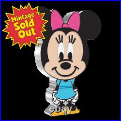 2021 Niue Disney Minnie Mouse Chibi 1oz. 999 Silver Proof Coin Mintage 2,000