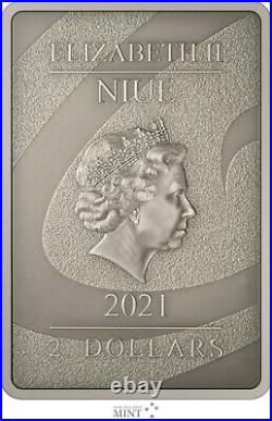 2021 Niue Disney The Nightmare Before Christmas Sally 1oz Silver Coin Bar
