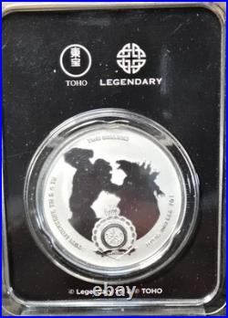2021 Niue Godzilla VS. Kong Ultimate Destroyer $2 One Ounce Silver Coin