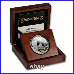 2021 Niue Lord of the Rings Sauron 1 oz Silver $2 Coin