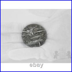 2021 Niue Sea Battles The Battle of Midway 2oz Silver Antiqued Coin