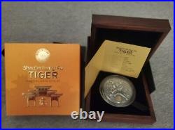2021 Niue Shaolin TIGER Martial Arts Styles 5$ 2oz silver coin
