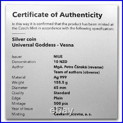 2021 Niue Silver Universal Goddess Vesna SKU#235537