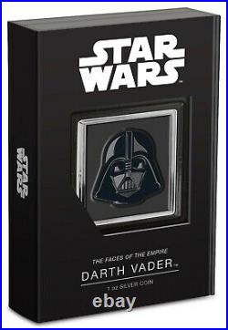 2021 Niue Star Wars Faces of the Empire DARTH VADER Mask Helmet 1oz Silver Coin