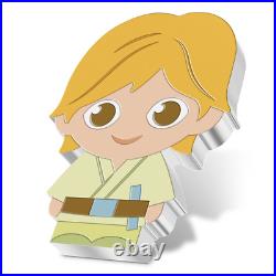 2021 Niue Star Wars LUKE SKYWALKER CHIBI 1oz Silver Proof Coin SOLD OUT
