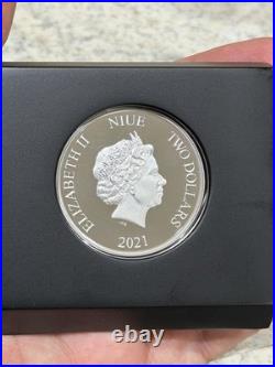 2021 Niue Star Wars Mandalorian Cara Dune 1 oz Silver Coin