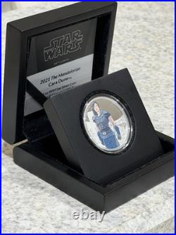 2021 Niue Star Wars Mandalorian Cara Dune 1 oz Silver Coin
