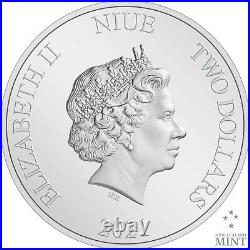 2021 Niue Star Wars Mandalorian Cara Dune 1 oz Silver Coin READY TO SHIP