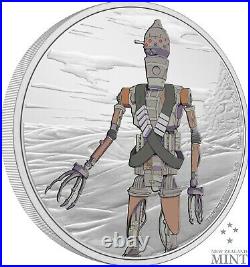 2021 Niue Star Wars Mandalorian IG-11 1 oz Silver Coin SOLD OUT