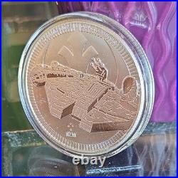 2021 Niue Star Wars Millennium Falcon 1 Troy Oz Silver Coin New Zealand Mint