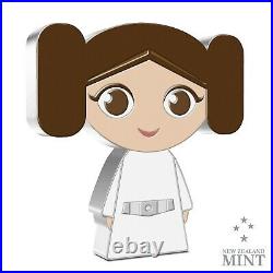 2021 Niue Star Wars Princess Leia CHIBI 1oz Silver Proof Coin SOLD OUT