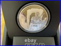 2021 Niue Star Wars The Mandalorian 1 oz Silver Proof Coin-limited To 5,000