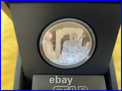 2021 Niue Star Wars The Mandalorian 1 oz Silver Proof Coin-limited To 5,000