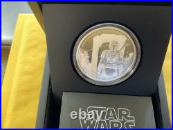 2021 Niue Star Wars The Mandalorian 1 oz Silver Proof Coin-limited To 5,000