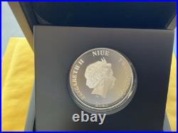 2021 Niue Star Wars The Mandalorian 1 oz Silver Proof Coin-limited To 5,000