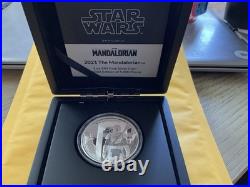 2021 Niue Star Wars The Mandalorian 1 oz Silver Proof Coin-limited To 5,000