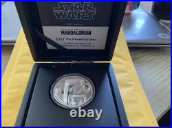2021 Niue Star Wars The Mandalorian 1 oz Silver Proof Coin-limited To 5,000