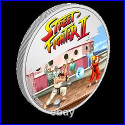 2021 Niue Street Fighter II Arcade 1 oz Silver Colorized Silver Proof Coin