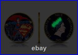 2021 Niue Superman Kryptonite Crown Edition 1 oz Silver Coin