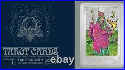 2021 Niue Tarot Card THE MAGICIAN 1 oz Silver Coin Bar SOLD OUT AT THE MINT
