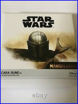 2021 Niue The Mandalorian Cara Dune 1 oz Colored Silver Proof Coin IN HAND