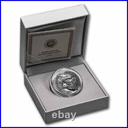 2021 Niue Two Wolves 1 oz Silver Antique Coin