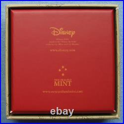 2021 Niue Winnie the Pooh & Friends 1 oz Silver Coin Color Disney with box & COA