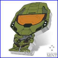 2021 Niue XBOX Halo Master Chief CHIBI 1oz Silver Proof Coin SOLD OUT