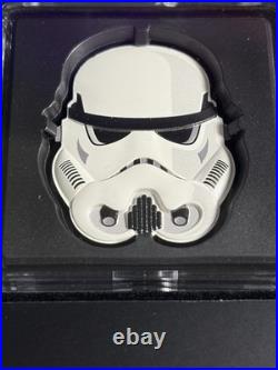 2021 Star Wars Colorized Imperial Stormtrooper 1 oz Silver Coin OGP NZ Mint WoW