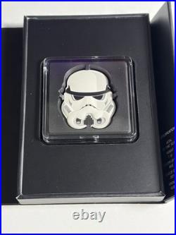 2021 Star Wars Colorized Imperial Stormtrooper 1 oz Silver Coin OGP NZ Mint WoW 2021 Star Wars Colorized Imperial Stormtrooper 1 oz Silver Coin OGP NZ Mint WoW