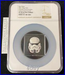 2021 Star Wars Faces of the Empire Stormtrooper 1 oz Silver Coin NCG PF70 UCAM