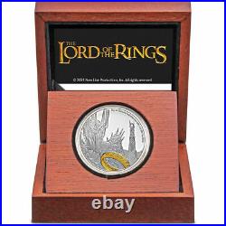 2021 The Lord Of The Rings Sauron 1 Oz. Silver Coin