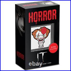 2022 1 oz Niue Silver Chibi Horror Pennywise Shaped Coin