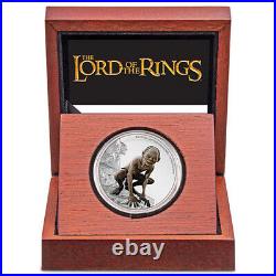 2022 1 oz Proof Niue Colorized Silver The Lord of the Rings Gollum Coin