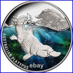 2022 1 oz Proof Niue Silver Australia Platypus Coin