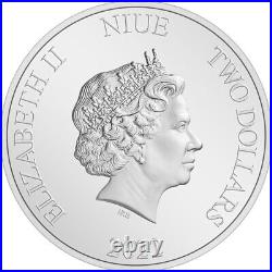 2022 1 oz Proof Niue Silver Mandalorian Grogu Coin